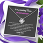 To My Amazing Mom In This Crazy World We Have Each Other Love Knot Necklace | Gift to Mom from Daughter/Son | Mother's Day Gift to Mom