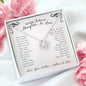 To Our Future Daughter-In-Law Welcome To The Family Love Knot Necklace,To Our Daughter-In-Law Gift On Wedding Day