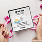 To My Mother Puffer You Will Always Have Me Mother's Day Love Knot Necklace | Gift For Mother