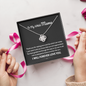 To My Witch Mama Thank You For Raising Me Love Knot Necklace | Gift to Mom from Daughter/Son | Christmas, Birthday, & Mother's Day Gift to Mom