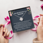 13th Birthday Officially A Teenager Love Knot Necklace, 13th Birthday Gift, Thirteenth Birthday Necklace