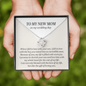 To My New Mom On My Wedding Day Love Knot Necklace Gift | Mother In Law Wedding Gift From Bride | Mother of the Groom Necklace | Future Mother in Law Wedding Gift | Sentimental Gift For Mother-In-Law