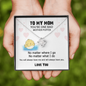 To My Mother Puffer You Will Always Have Me Mother's Day Love Knot Necklace | Gift For Mother