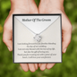 Mother Of The Groom Love Knot Necklace Gift | Mother In Law Wedding Gift From Bride | Mother of the Groom Necklace | Future Mother in Law Wedding Gift | Sentimental Gift For Mother-In-Law