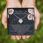 Happy Mother's Day To My Beautiful Wife Love Knot Necklace | Mother's Day Gift For Wife