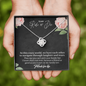 To My Ride Or Die We Have Each Other Love Knot Necklace | Unbiological Sister Necklace, Bonus Sister Gift, Bestie, Best Friend Gift