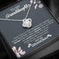 To My Granddaughter "Always Remember" Love Knot Necklace