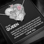 To My Queen, You Are My Everything Love Knot Necklace