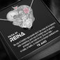 A Mi Reina, Eres Mi Amor Collar | Navidad, Aniversario, Regalo de Cumpleaños Para Novia, Futura esposa, Diseño de Calaveras