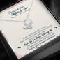 To The Best Mother-In-Law, Thank You For Welcoming Me Love Knot Necklace