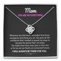 Mom You Are My Everything Love Knot Necklace | Gift to Mom from Daughter/Son | Christmas, Birthday, & Mother's Day Gift to Mom