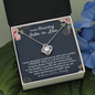 To My Amazing Sister In Law Welcome To Our Family Love Knot Necklace | Sister in Law Gift, Sister in Law Necklace