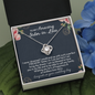 To My Amazing Sister In Law On Your Wedding Day Love Knot Necklace | Sister in Law Wedding Gift, Sister in Law Necklace