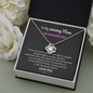 To My Amazing Mom In This Crazy World We Have Each Other Love Knot Necklace | Gift to Mom from Daughter/Son | Mother's Day Gift to Mom