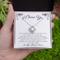 I Choose You Love Knot Necklace Gift | Gift for Girlfriend, Future Wife | Engagement Gift for Girlfriend, Fiance, Future Wife