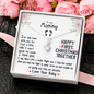 To My Mommy From Baby Happy First Christmas Together Alluring Necklace | New Mommy, First Time Mom Gift, New Mom Gift Jewelry, Gift for New Mom Necklace