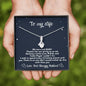 To My Wife, We Survived 2020 Appreciation Love Necklace