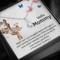 Hello Mommy Alluring Beauty Necklace| First Time Mom Gift| Gift for New Mom| Love, From your Tummy| Giraffe Themed Gift| Baby Shower Gift