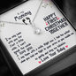 To My Mommy From Baby Happy First Christmas Together Alluring Necklace | New Mommy, First Time Mom Gift, New Mom Gift Jewelry, Gift for New Mom Necklace