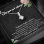 You Aren't Alone Cancer Support Necklace | Surgery, Cancer Patient, Sick Friend Care Package