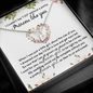 Personalized Flower Girl Dainty Necklace, Flower Girl Custom Necklace, Flower Girl Proposal Necklace and Sentimental Card