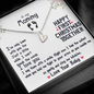 To My Mommy From Baby Happy First Christmas Together Personalized Hearts Necklace | New Mummy, First Time Mom Gift, New Mom Gift Jewelry, Gift for New Mom Necklace,
