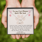 Custom To My Cat Mama, Don't Be Sad Necklace | Loss of Cat memorial | Cat loss gifts | Rainbow Bridge Cat | Pet sympathy gift
