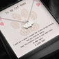 To My Cat Mama, Crossed The Rainbow Bridge Necklace | Loss of Cat memorial necklace | Cat loss gift