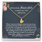 Will You Be My Flower Girl? Personalized Flower Girl Gift Necklace, Flower Girl Necklace, Flower Girl Custom Gift, Flower Girl Proposal Thank You Flower Girl Necklace and Card
