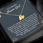To Our Beautiful Flower Girl, Personalized Flower Girl Gift Necklace, Flower Girl Necklace, Flower Girl Custom Gift, Flower Girl Proposal Thank You Flower Girl Necklace and Card