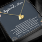To My Boyfriends Mom Personalized Necklace Gift | Christmas, Birthday Gift For Boyfriend's Mom