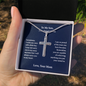 Gifts for Son Personalized Cross Necklace, I am so Proud of You, Birthday Gifts For Son, From Mom To Son, Gifts To Son From Mom, Graduation Gifts