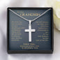 To Our Grandson Custom Communion Cross Necklace