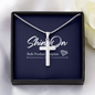 Personalized Cross Necklace Template
