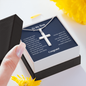Personalized To My Son on his Graduation Day Cross Necklace Gift | Gift from Mom | Graduation Gift from Dad | Gift for my Son