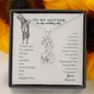 Custom Order To My Mother On My Wedding Day Giraffe Necklace