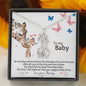 To My Baby-To-Be From Mommy Giraffe Necklace
