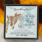 To My Granddaughter, I will Always Be By Your Side from Nana Necklace | Granddaughter Gift