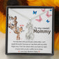 To My Mommy, Newborn Baby Giraffe Necklace | Gift for New Mommy, First Time Mom, Push Present | New Mom Necklace