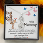 Hello Mummy Giraffe Necklace| First Time Mom Gift| Gift for New Mom| Love, From your Tummy| Giraffe Themed Gift| Baby Shower Gift