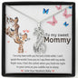 To My Mommy, Newborn Baby Giraffe Necklace | Gift for New Mommy, First Time Mom, Push Present | New Mom Necklace