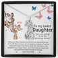 To My Daughter, You Are Going To Be An Amazing Mama | New Mom Gift for Daughter Giraffe Necklace | Pregnant Gift for Daughter | Mama to be Gift