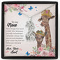 To My Niece, Straighten Your Crown Giraffe Necklace