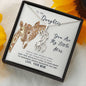 To My Daughter, You Are My Little Star Giraffe Necklace