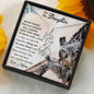To My Daughter, This Old Giraffe Has Your Back Giraffe Necklace | Gift for Daughter Birthday, Graduation