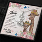 To My Niece You Are Braver Than You Believe Giraffe Necklace