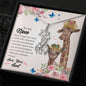 To My Niece, Straighten Your Crown Giraffe Necklace