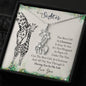 To My Sister Christmas Appreciation Giraffe Necklace