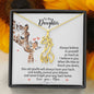 To My Daughter, Always Believe In Yourself Giraffe Necklace