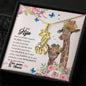A Mi Hija Nunca Olvides Cuanto Te Amo Giraffe Necklace | Regalo Para Hija | Regalo De Navidad